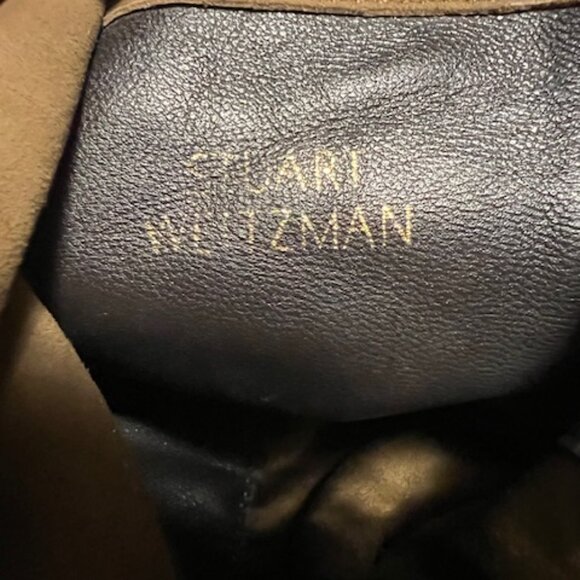 Stuart Weitzman Suede RESERVE over the knee boots, size 37 brown khaki - Picture 10 of 15